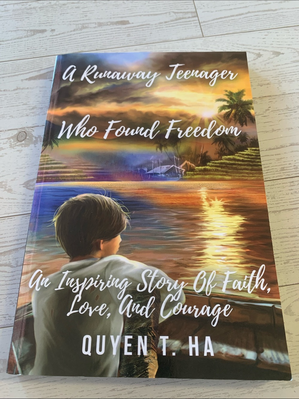 A Runaway Teenager Who Found Freedom Wall Art Print - Sunset Tones